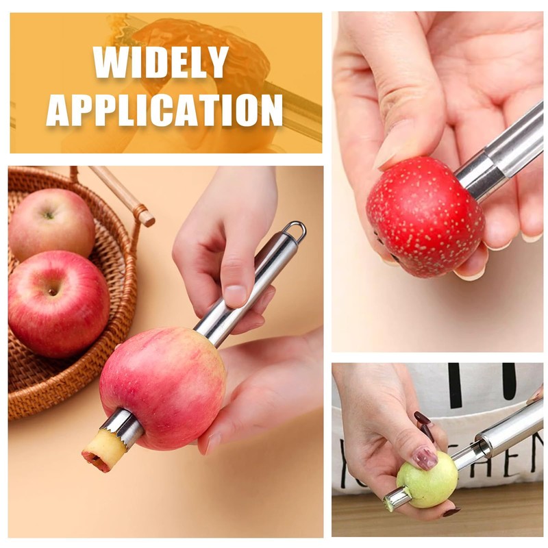 Apple Corer with Stainless Steel Blade, Practical Core Cutter with