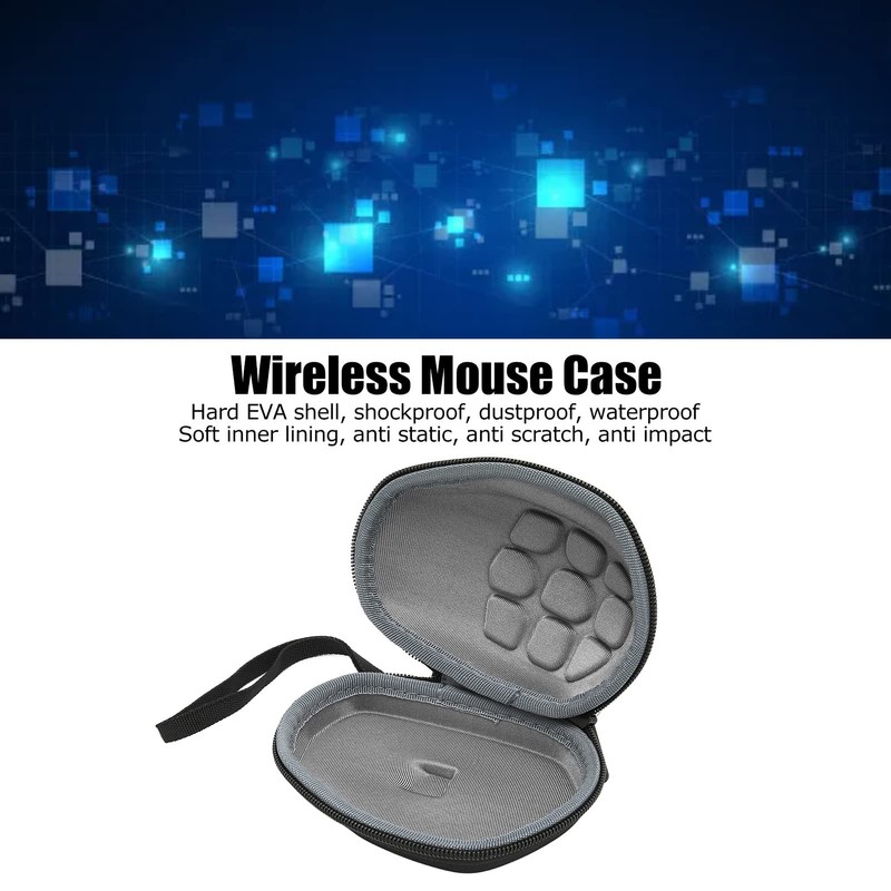 GOWENIC Estuche Rígido de Viaje para Mouse, Estuche de Almacenamiento
