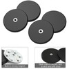 4 Pieces Rubber Coated Monting Magnets, 43mm Round Non-Slip Neodymium