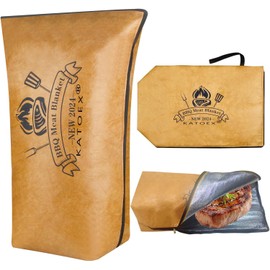 BBQ Blanket for Resting Meat, Heavy Duty Meat Resting Bag, Reusable BBQ Resting Blanket for Smoking and Grilling, Insulated Meat Brisket Blanket for Beef, Pork Shoulder, Turkeys, BBQ Blanket 21in