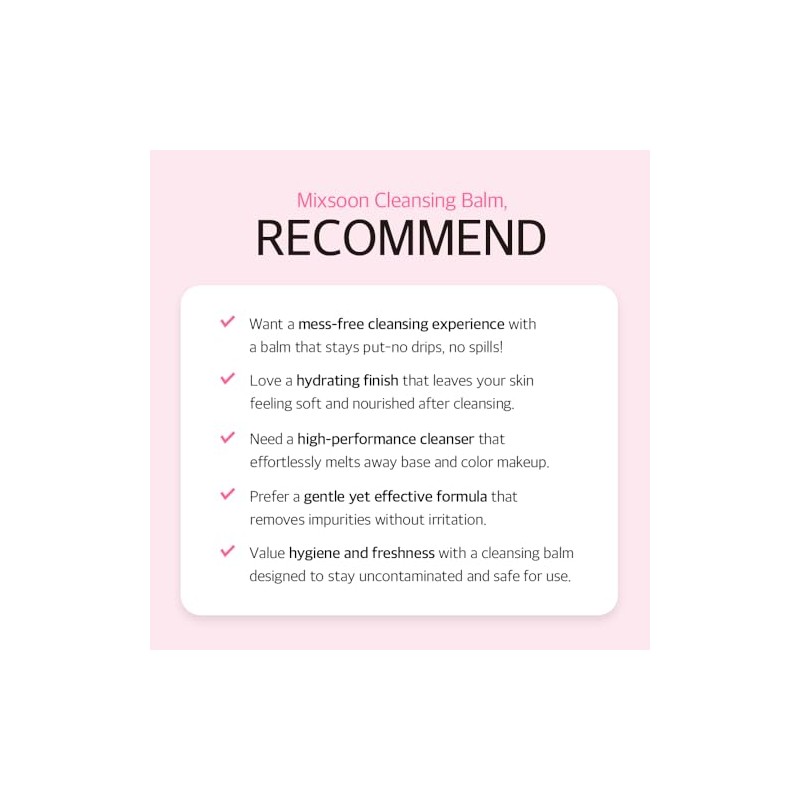 mixsoon Collagen Cleansing Balm - Soft Melting Lightweight Grinding Balm,