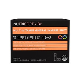 Nutricore x Dr Liquid All-in-One Comprehensive Multivitamin Mineral Immune Shot WCS 23.62g x 10 bottles / 뉴트리코어 x Dr 액상 올인원 종합 멀티비타민 미네랄 이뮨샷 WCS 23.62g x 10병