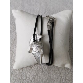 Jara Spartan Helmet Men's .970 Solid Silver Biker Pendant Unisex New