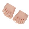 1 Pair Silicone Foot Model, Nail Art Training Display Fake
