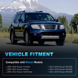 Pair Left Right Engine Valve Covers Compatible with 2005-2019 Nissan Frontier 2005-2015 Xterra 2005-2012 Pathfinder 2012-2019 NV1500 2012-2019 NV2500 2012-2019 NV3500 Replace 13264-EA200 13264-EA210