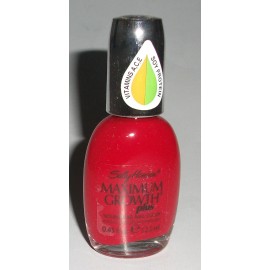 sally hansen New SALLY HANSEN Max growth plus vitamin A,C,E nail polish, sacred scarlet # 38