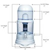 Nispira Super Mineral Water Purifier Tower System Filter Water Dispenser,