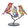 Alloy Metal Bird Series Home Decoration Stress Relief Base Removable