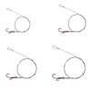 Steel Leader Set of 4 Steel Leaders 1 x 19