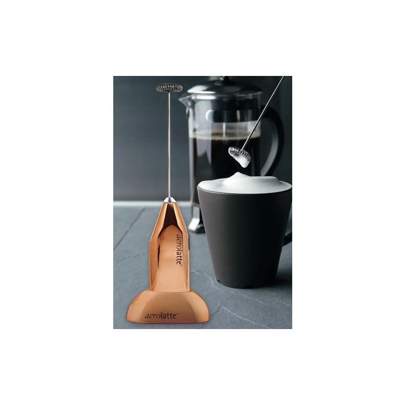Aerolatte Milk Frother with Counter Stand, The Original Steam-Free Frother,