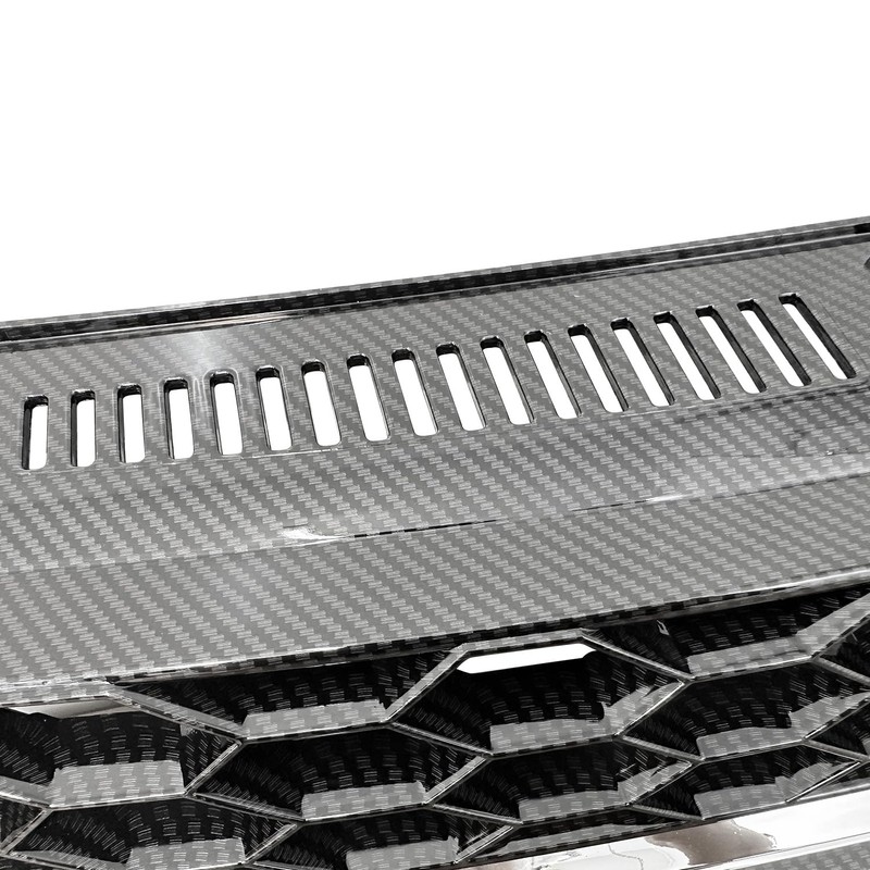 BST BSSP Front Grille Honeycomb Carbon Fiber Print For 2015-2016
