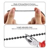 Heynsgu Black Ceiling Fan Pull Chain 120" Extra Long Rust