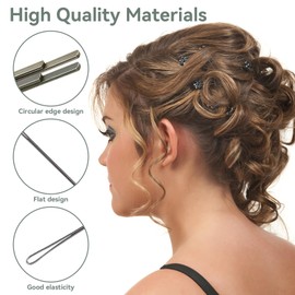 U Shaped Hair Pins Reusable Non-Slip Flat Hair Clips Hairpin Hairpin Hair Accessories for Women Girls Styling Makeup