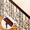 24P Wrought Iron Baluster Shoes Swivel Shoes Come with Screws