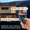 Thinkbee Wireless Light Switch, Additional Remote Control for RF Cordless