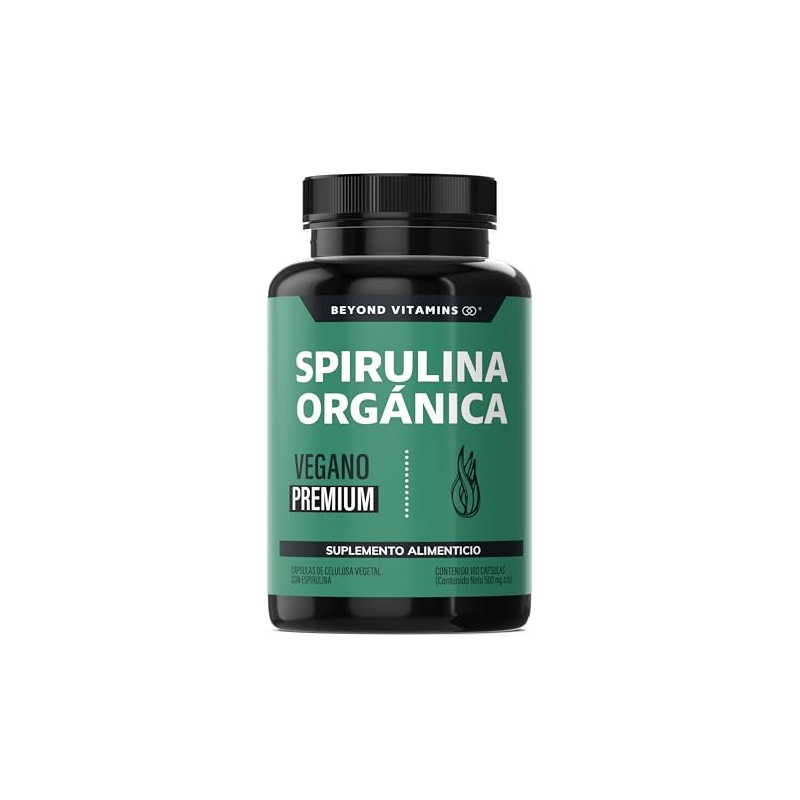 Beyond Vitamins | Spirulina Orgánica 100% Natural | Alga Espirulina