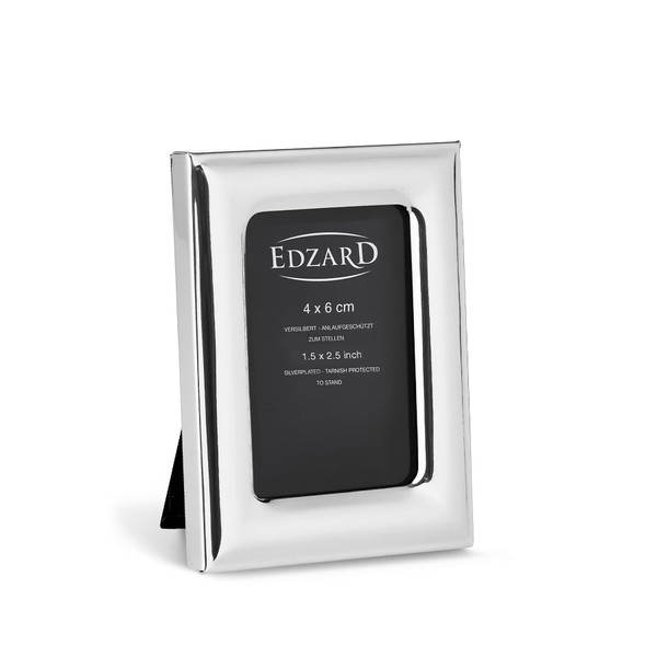 Edzard Photo Frame Adria, 2x3 inch (4x6 cm), Silver Plated