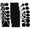 9 Sheets 96 Pcs Nylon Repair Patches Self Adhesive Patch