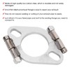 For Replacement Exhaust Flange, 2inch Flat Oval Split Repair Exhaust