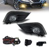 Fog Lights Compatible with 2016 2017 2018 Nissan Altima Bumper