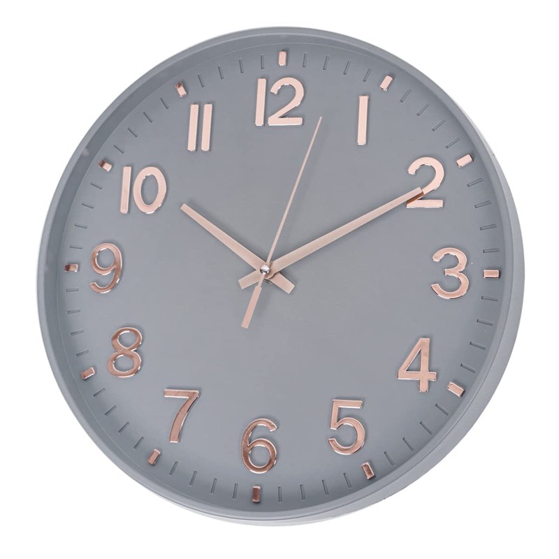 HZDHCLH Wall Clock 12 Inch Silent Non Ticking Clock for Living