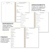 End of Life Planner – Final Arrangements Organizer for Beneficiary,