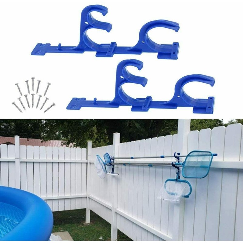 ATIE Pool Rust-resistant, Oxidation-resistant, Chemical-resistant Pool Pole Hanger/Hook/Holder for Pool