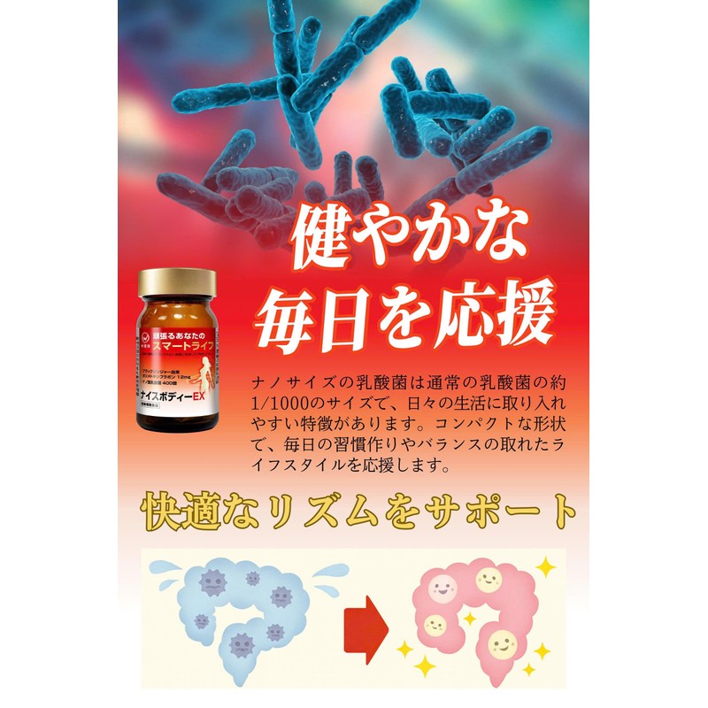 WAKENKO Nice Body EX 60 Tablets (30 Day Supply)