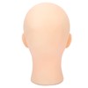 Mannequin Head Bald Training Heads PVC Manikin Head Cosmetology Mannequin