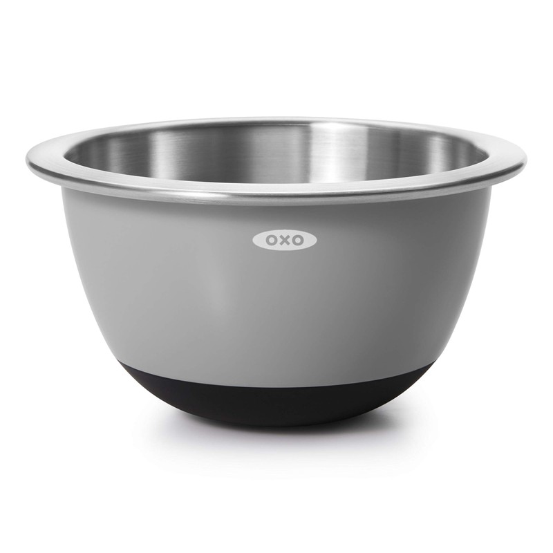 OXO Good Grips 3-Piece Stainless Steel Mixing Bowl Set -