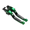 Qianly Sleek Motorcycle Lever Set for Pulsar 200 RS, Green