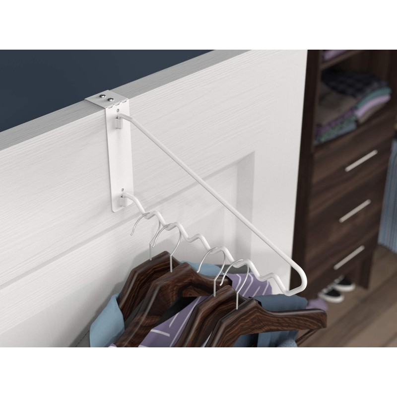 ClosetMaid Hanging Bar Valet Rod for Wall or Door Mount
