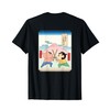 Crayon Shin-chan Samurai Shin-chan VS Buri Burizaemon T-shirt, Black