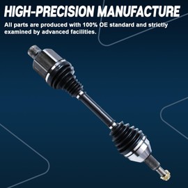 AUTOCLUB 60-3639 Front Right CV Axle for 2008-2016 Chrysler Town & Country, 2008-2020 Dodge Grand Caravan, 2012-2015 Ram C/V, 2009-2011 VW Routan Replacement Shaft Passenger Side