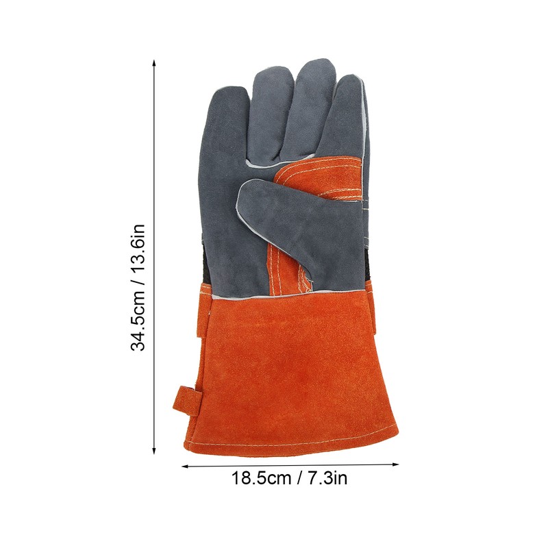 1 Pair of Heat Resistant Gloves Fireproof Flame Retardant Non