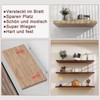 4 x Floating Shelf Brackets, Invisible Wall Shelf Brackets, Diameter