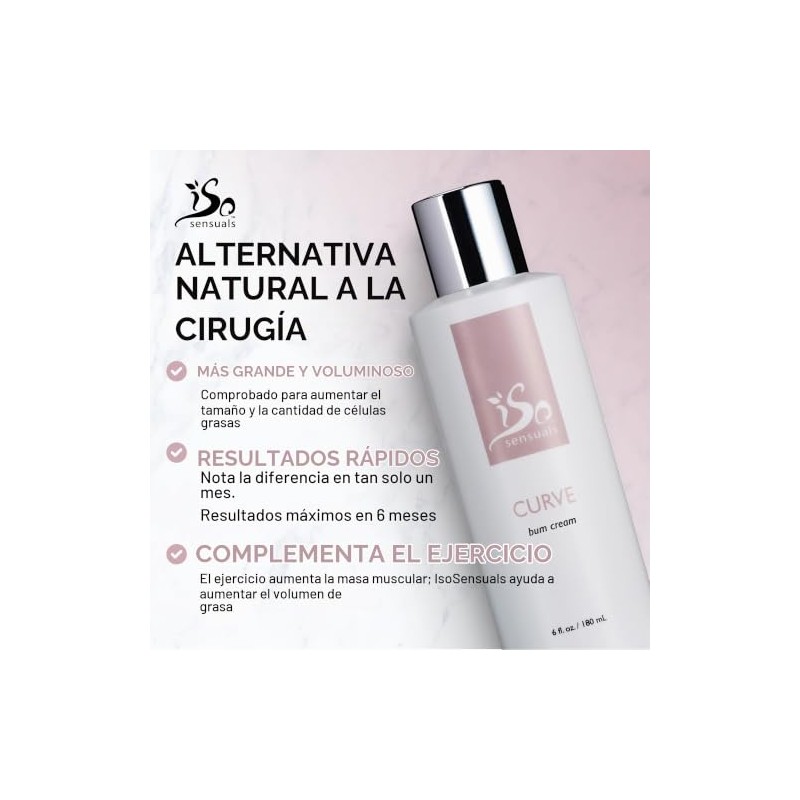 IsoSensuals CURVE | Butt Enhancement Cream - 1 Bottle by