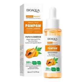 Bioaqua sérum papaya 30 ml, control de sebo y piel uniforme