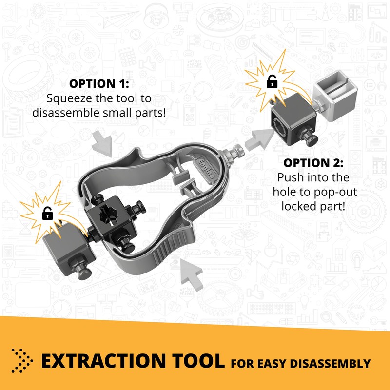 Engino: Creative Builder - 3-in-1 Tall Crane - Motor Powered
