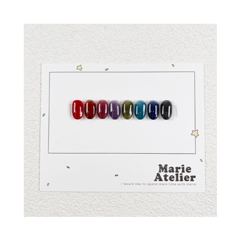Marizel Marie's Atelier Marigel Syrup Tea Gel Nail 8 Piece