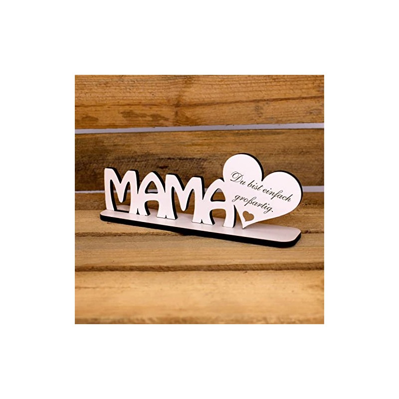Decorative Stand "MAMA ist die Beste - Lettering zum Hinstellen