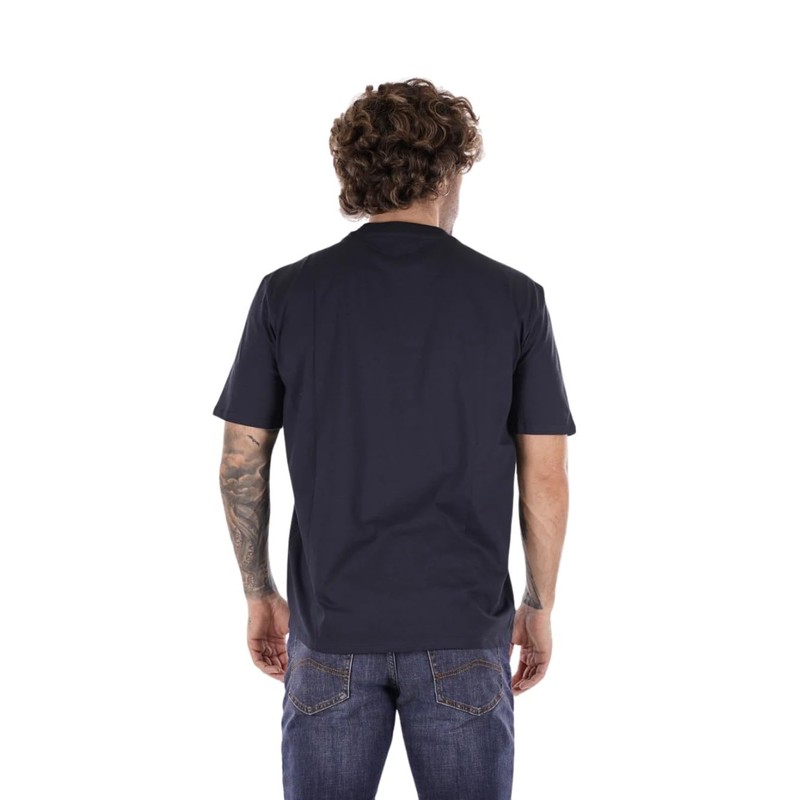 Armani Exchange Men's Large AX Logo with Micro Text Inside