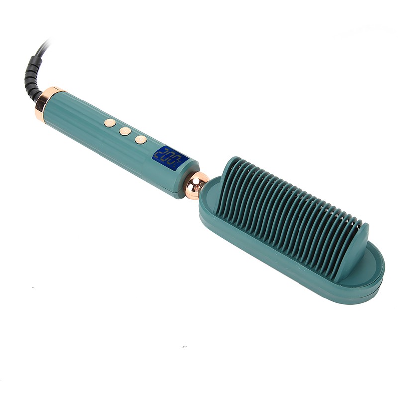 Professional Electric Hair Comb Brush Ionic Hair Straightener Hairstyling Tool
