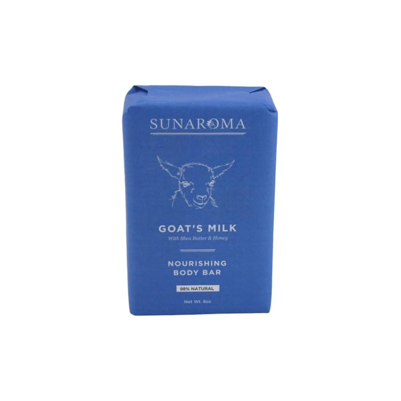 Sunaroma Conditioning Goat's Milk Soap 8 oz (Pack of 2)