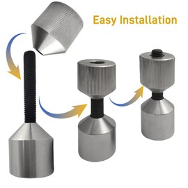 Flange Two Hole Pins 1-1/8” Two Hole Alignment Pins & 1-5/8” Two Hole Alignment Pins Stainless Steel Flange pin 4 Pcs