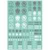 Haikyu Parts JPN Decal 00 Gray 1 Piece Plastic Model