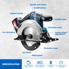 Dong Cheng Cordless Circular Saw 6-1/2-Inch 840W, Cutting Depth 59mm,