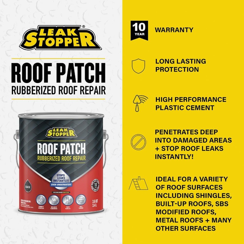 Gardner-Gibson Leak Stopper Rubberized Roof Patch 1 Gallon | 100%