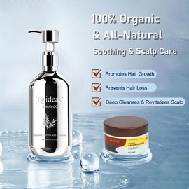Tgideas Rosemary Shampoo + for Caviar Hair Mask, Revives Damaged Hair, Promotes Growth, Reduces Frizz & Hair Loss, Restores Shine & Smoothness - Specification: 1 Bottle (Trial Packing)