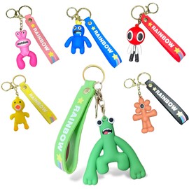 Kokoroyoshi Rainbow Friends Keychain, yellow 6